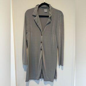 Rabbit Rabbit Rabbit Heather Gray Ribbed Knit Top/Tunic//Dress